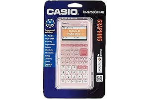 CASIO fx-9750GIII Pink Graphing Calculator