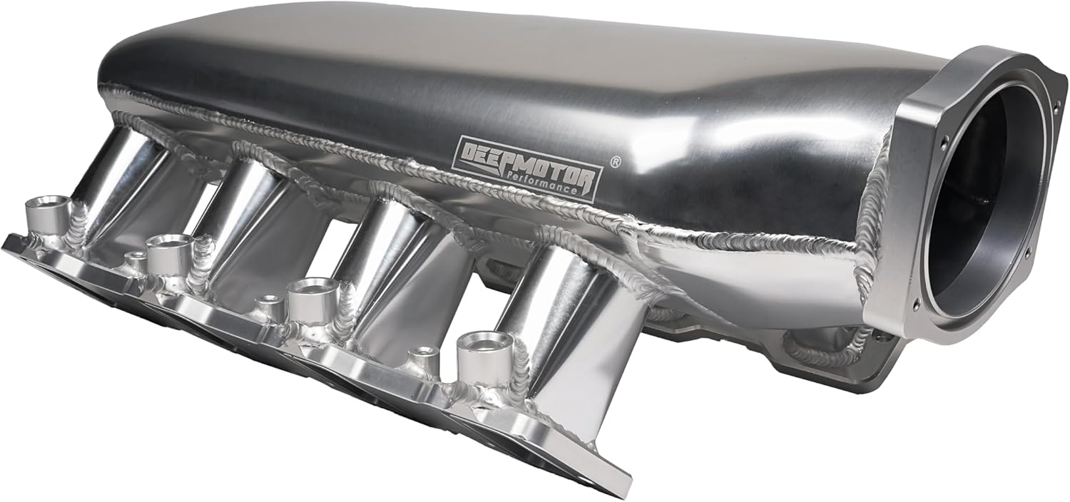 LS1 LS2 LS6 102mm High Gen II Intake Manifold 9.65L Big Volume w/MAP Sensor Port + Fuel Rails(Silver)