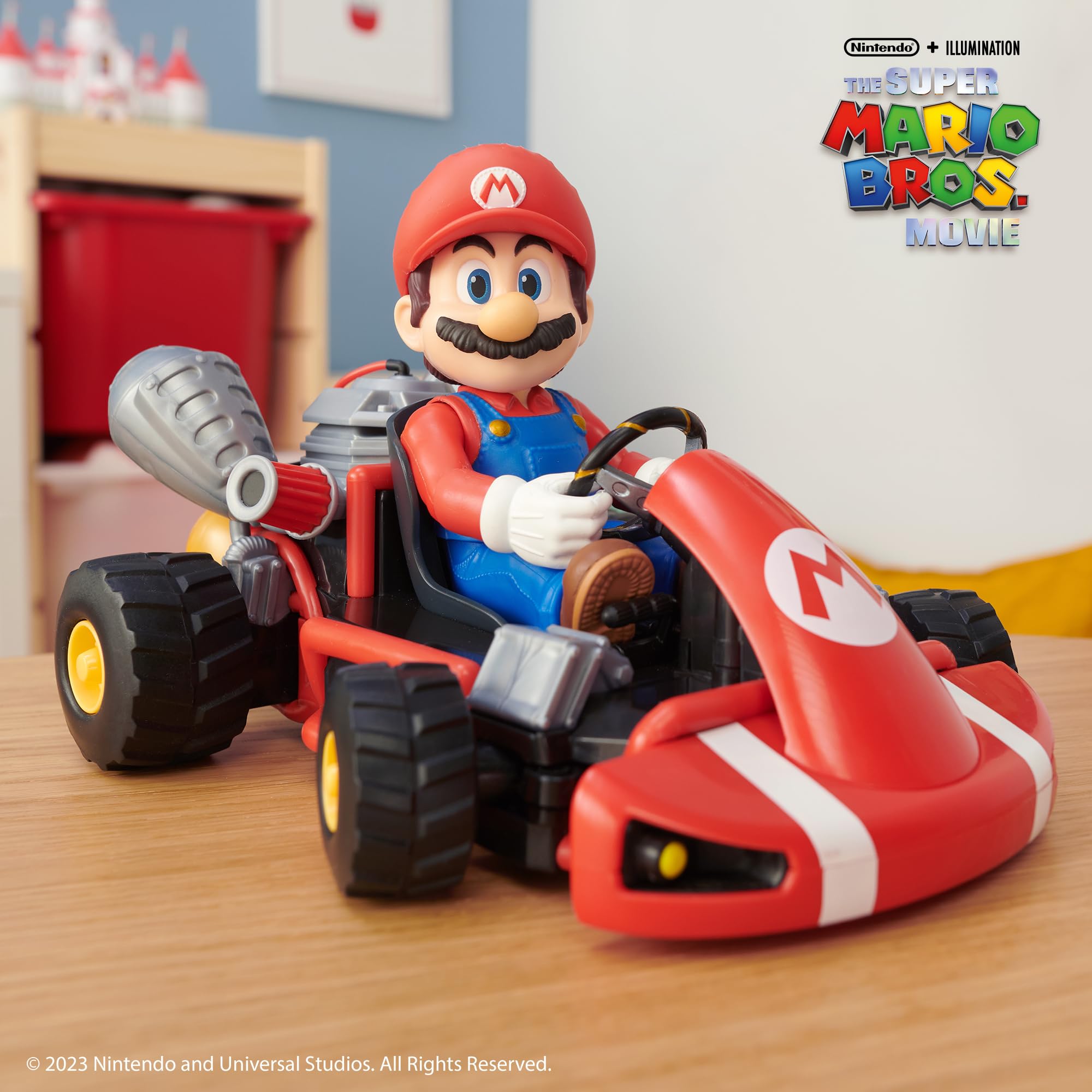 Image secondaire de Voiture Télécommandée Mario Kart avec Figurine Mario - Super Mario Bros Movie