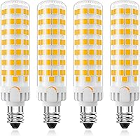 Vista 16 de Bombilla LED E11 regulable, JDE11 120 V 100 W equivalente a halógeno, base de mini candelabro T3/T4, 3000 K blanco cálido, 10 W, 1000 lúmenes