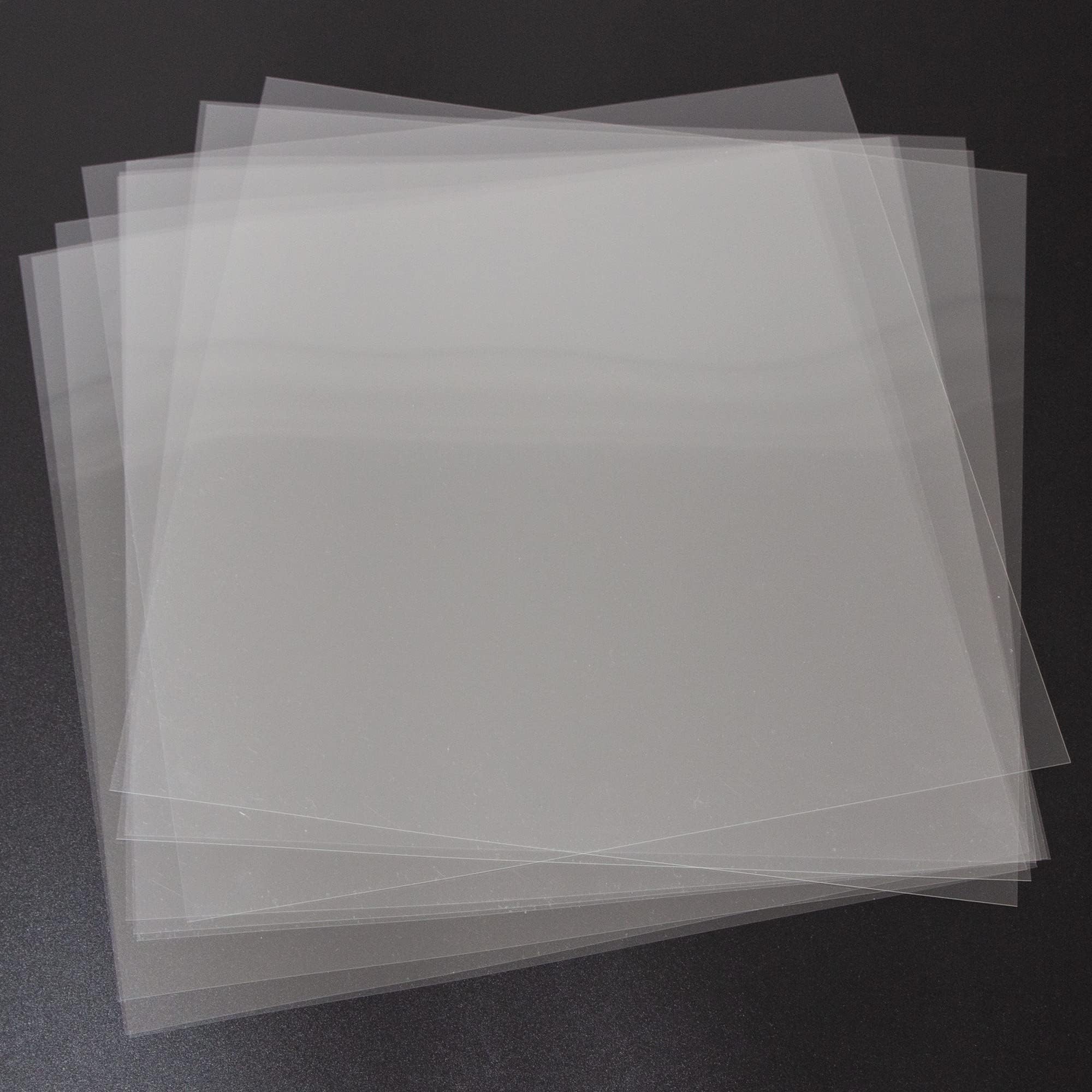 7.5Mil Blank Mylar Sheet (10 Pack), 12โ X 12โ Clear Plastic Sheet