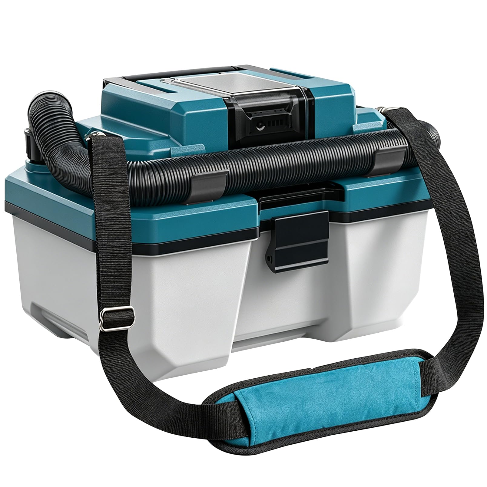 Vehiwell Cordless Wet and Dry Vacuum Cleaner, 3-in-1 Industrial Brushed Vacuum Cleaner, 10L Dry+ 5L Wet Capacity, 13 kPa Suction Power, Compatible with Makita 21V Battery
