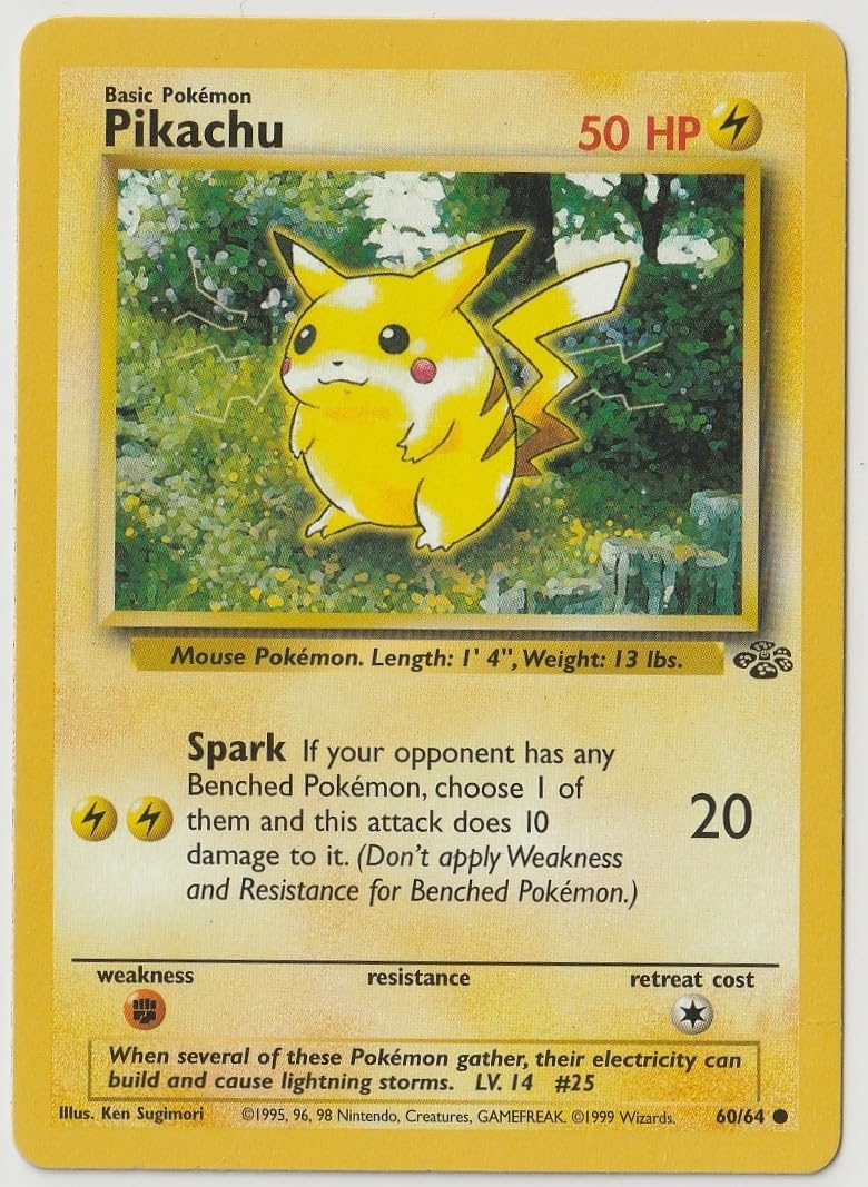Pokemon - Pikachu (60) - Jungle : Amazon.ca: Toys & Games