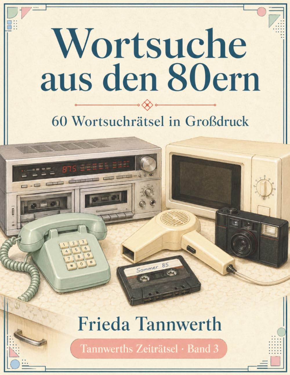 Wortsuche aus den 80ern: 60 Wortsuchrätsel in Großdruck – Erinnerungen an den Alltag der 80er Jahre (Tannwerths Zeiträtsel)