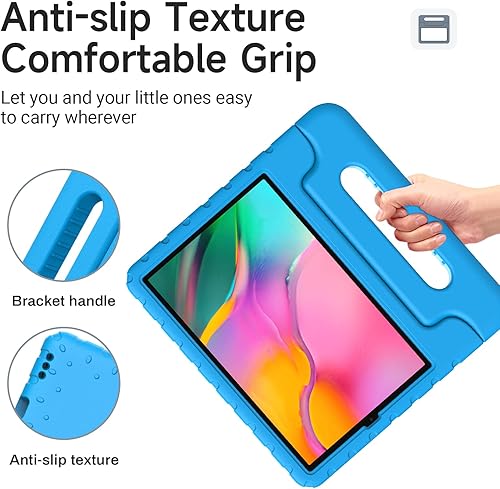 Miniatura 6 de Funda para niños para Samsung Galaxy Tab A 10.1 (2019) Modelo SM-T510T515, ligera, a prueba de golpes, funda protectora de EVA con mango de soporte