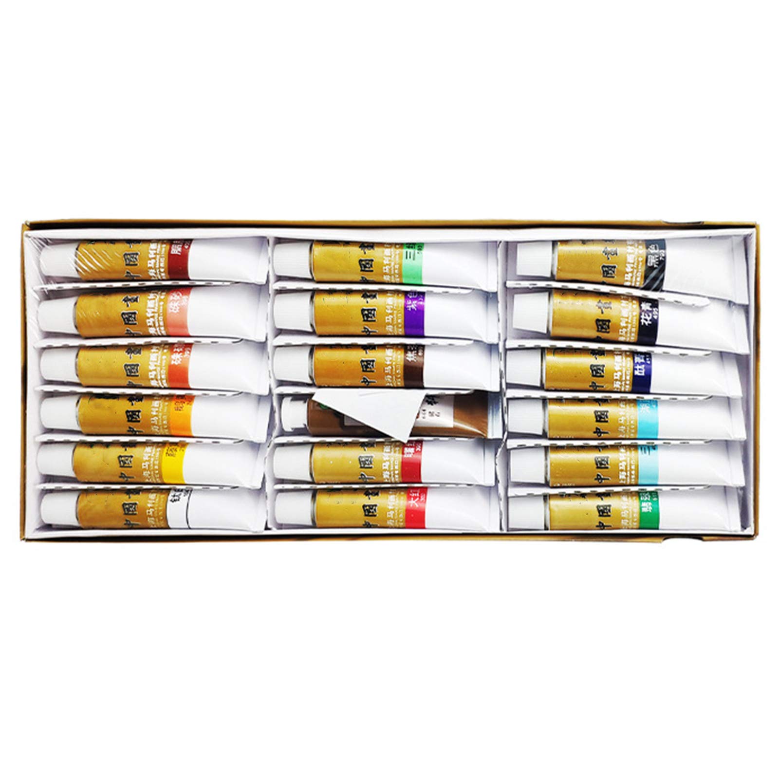 GUMEI 12/18/24/36 Colors 5/12ml Chinese Painting Pigment Watercolor Paint Drawing Tool