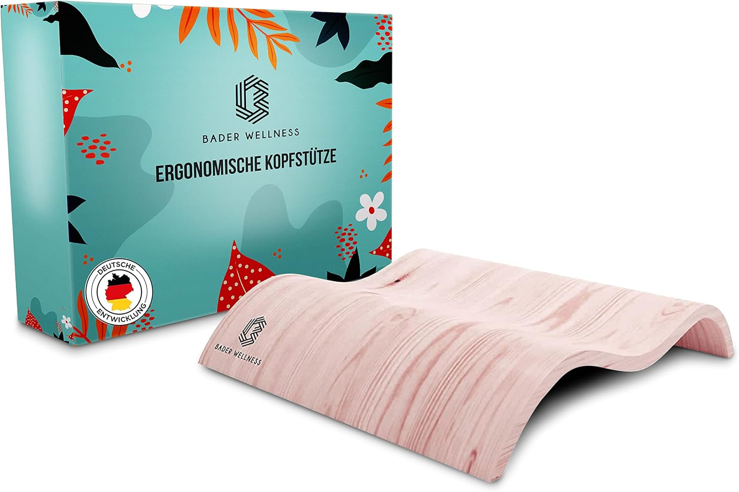 Bader Wellness® Highquality sauna headrest/backrest, ergonomic