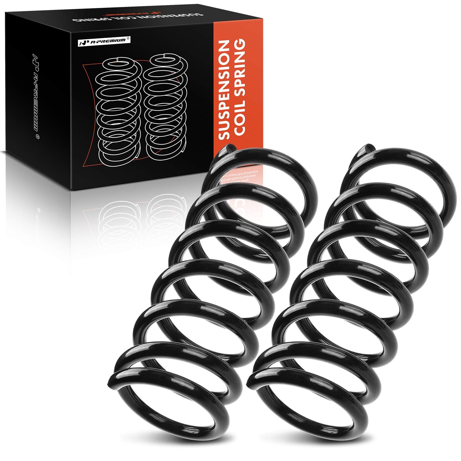 A-Premium 2Pcs Rear Suspension Coil Spring Set Compatible with Honda Odyssey 1999 2000 2001 2002 2003 2004 3.5L, Driver and Passenger Side, Replace# 52441SOXA02