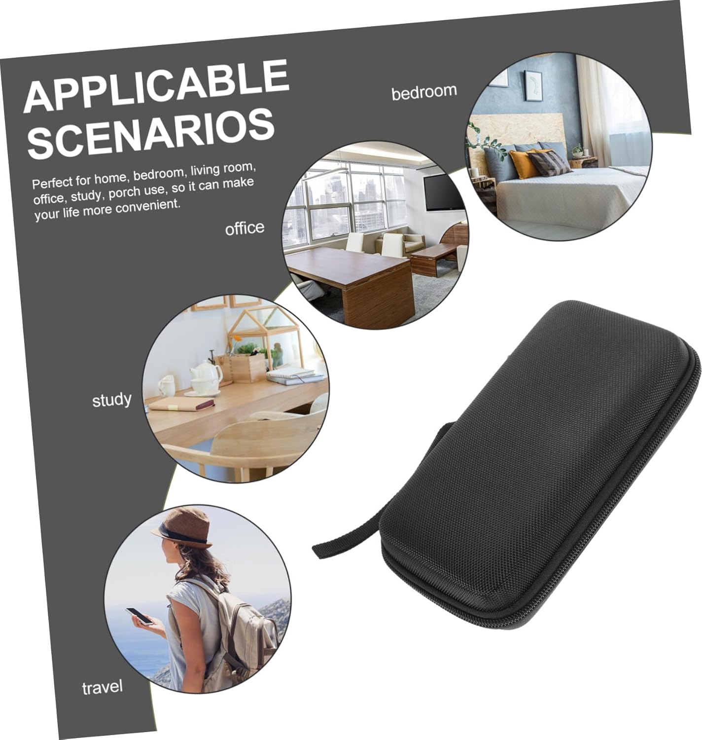 balacoo 5pcs Sturdy Cloth Material Microphone Bag Wireless Go Ii Case Recording Mic Cover Easy Storage Pouch