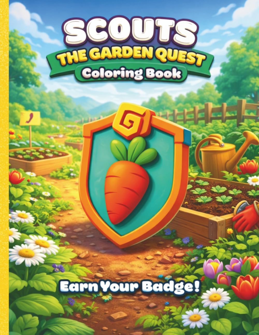 The Garden Quest: A Scouts Guide to Gardening, Safety and Earning the Garden Badge (The Scouts)