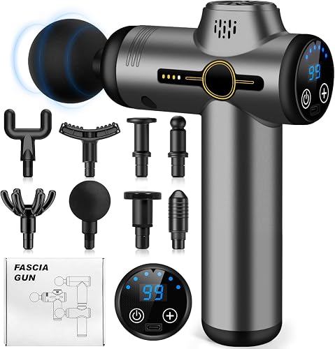 AQXONG Mini Pistolet de Massage Musculaire, Pistolet de M…