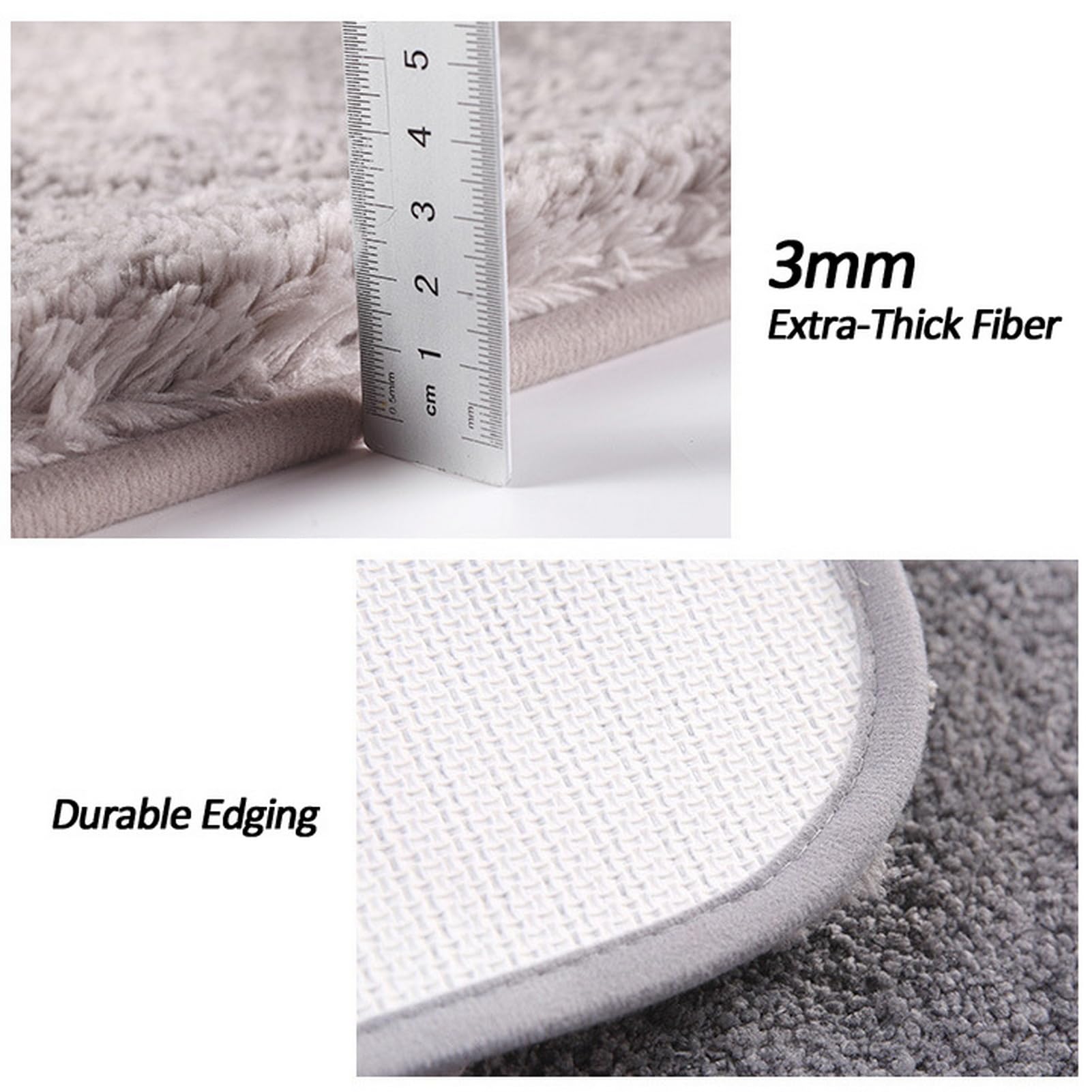 GIBZ Tappeto da Bagno Peluche 50x80cm Tappetino Assorbente Rosa | per Vasca da Bagno, ad Asciugatura Rapida, Lavabile e Facile da Pulire, in Microfibra, Antiscivolo, Morbido