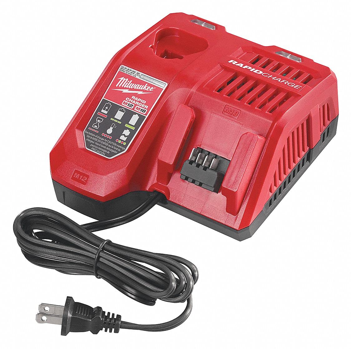 Milwaukee 48 – 59 – 1808 M18 & M12 Rápida de batería