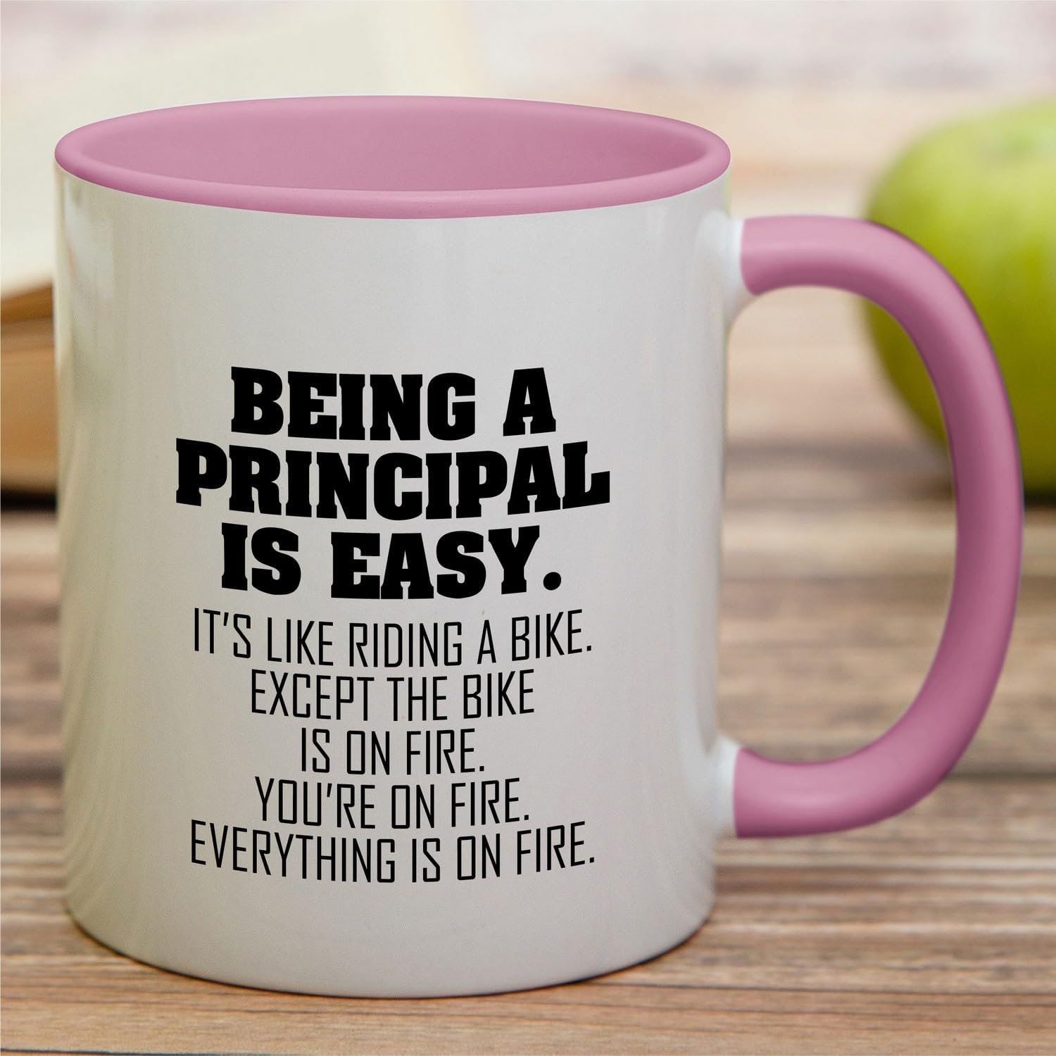 Retreez Funny Mug - Being a Principal is Easy 11 Oz Ceramic Coffee Mugs image 3