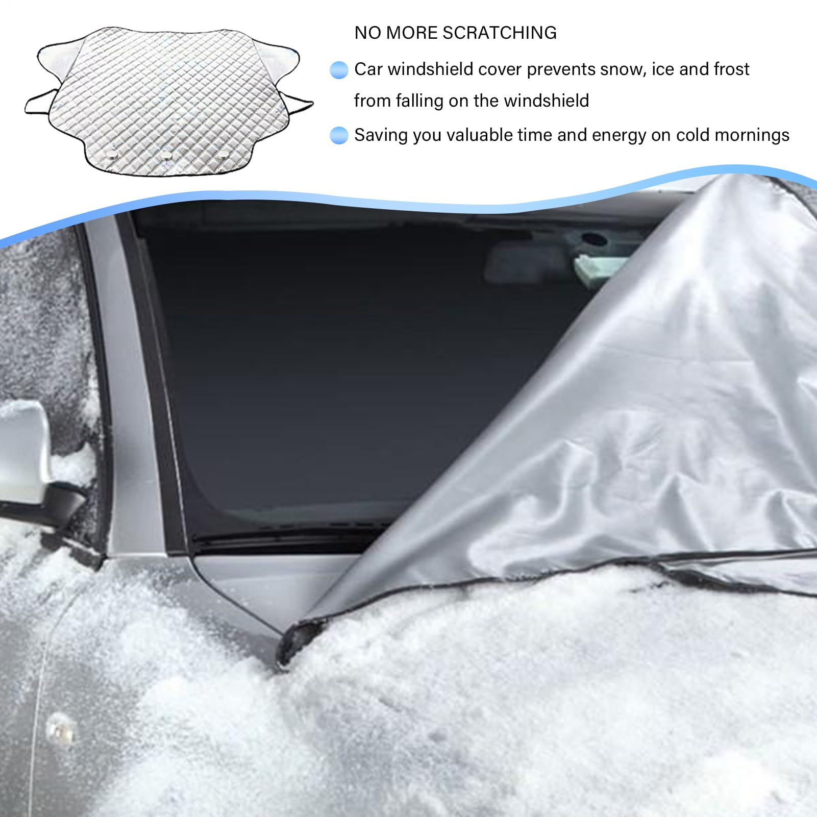 Coperture Per Parabrezza Invernali Parasole Auto Magnetico Per Tutte Le