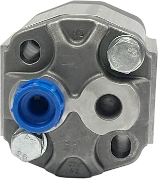 Magister Mini Hydraulic Gear Pump, 2.1 CC, Flat Tang Shaft, CCW Rotation, Through-Bolt Mount, 1.66 GPM at 3000 RPM, 3600 PSI