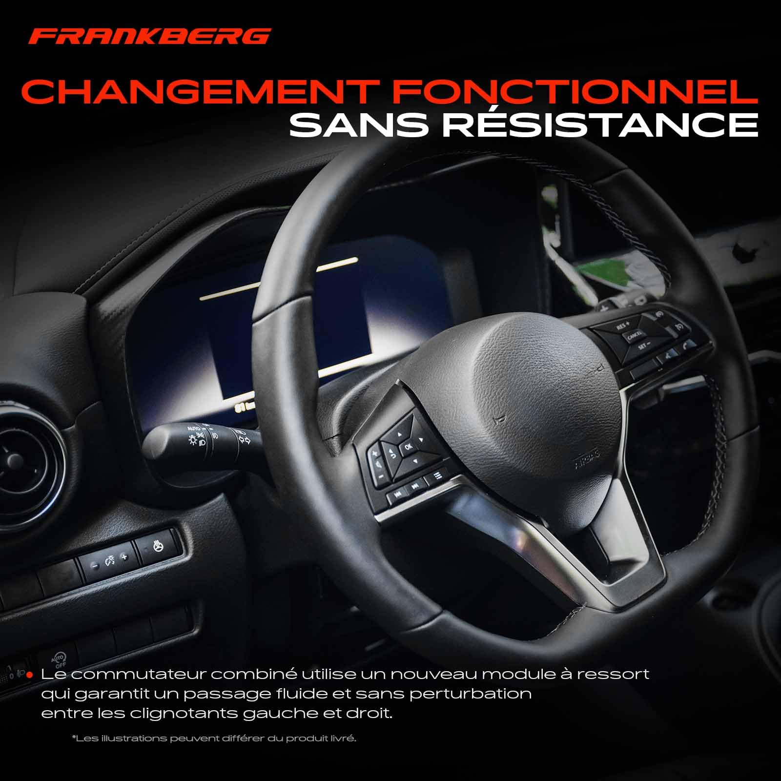 Frankberg Interrupteur de Colonne de Direction Compatible avec KA RB Fiesta IV JA JB Puma EC 121 III JASM JBSM Fiesta Camionnette JV Remplacer# XS6T11K665CA