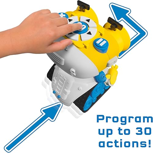 Miniatura 5 de Thames & Kosmos Andy: The Code & Play Robot | Kit de codificación y robótica sin pantalla para mayores de 4 años | Robot preconstruido con botones