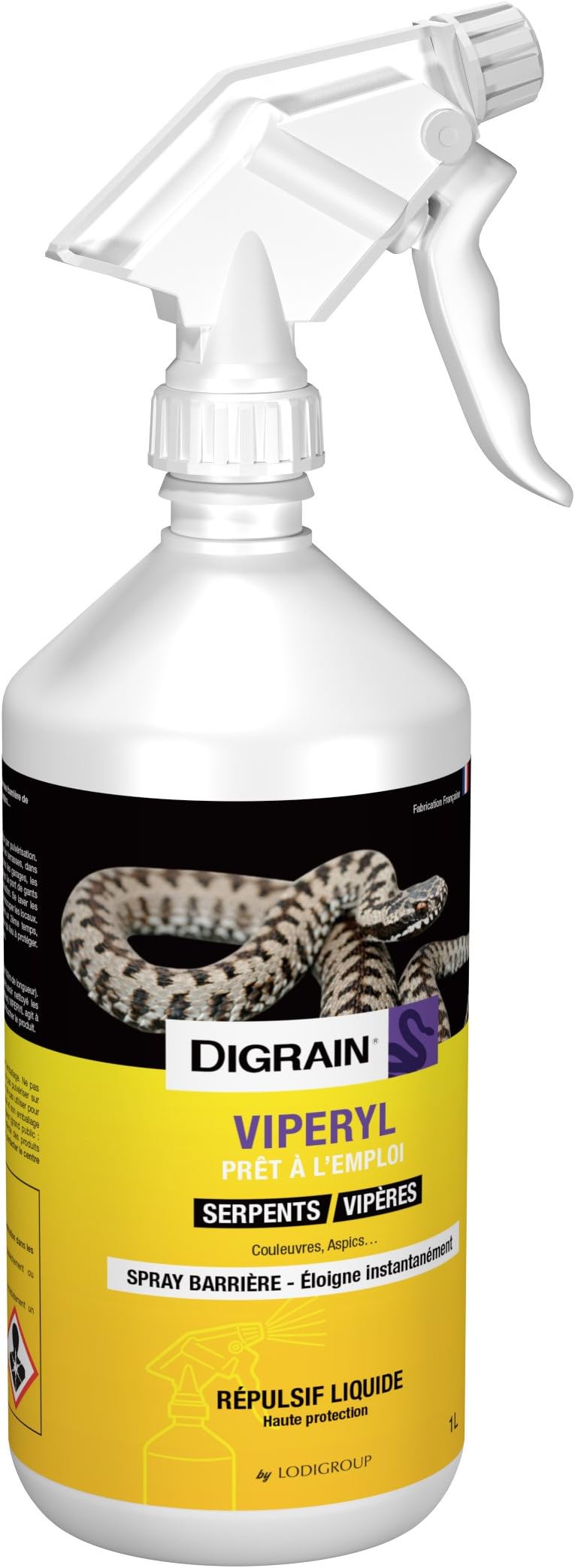 DIGRAIN Ready to Use viperyl Yellow 0.9 x 0.9 x 27.9 cm D4022