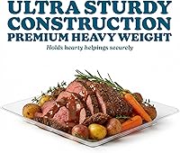 Vista 2 de Bluesky Trading Bandeja rectangular de plástico transparente, paquete de 1, diseño elegante, perfecta para bodas, fiestas de cumpleaños