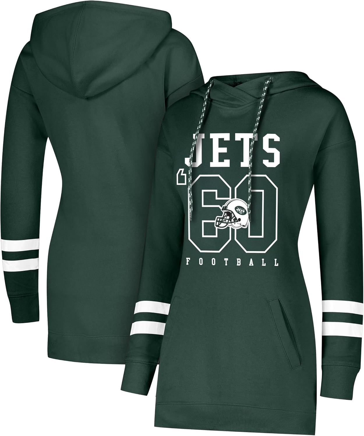 Ultra Game Women's Tunic Hoodie Pullover Sweatshirt Terry