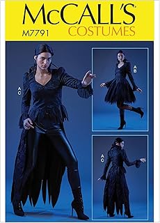 McCall's Patterns Women's Gothic Vampire Halloween Costume Sewing Pattern, Sizes 14-22 - Buy now