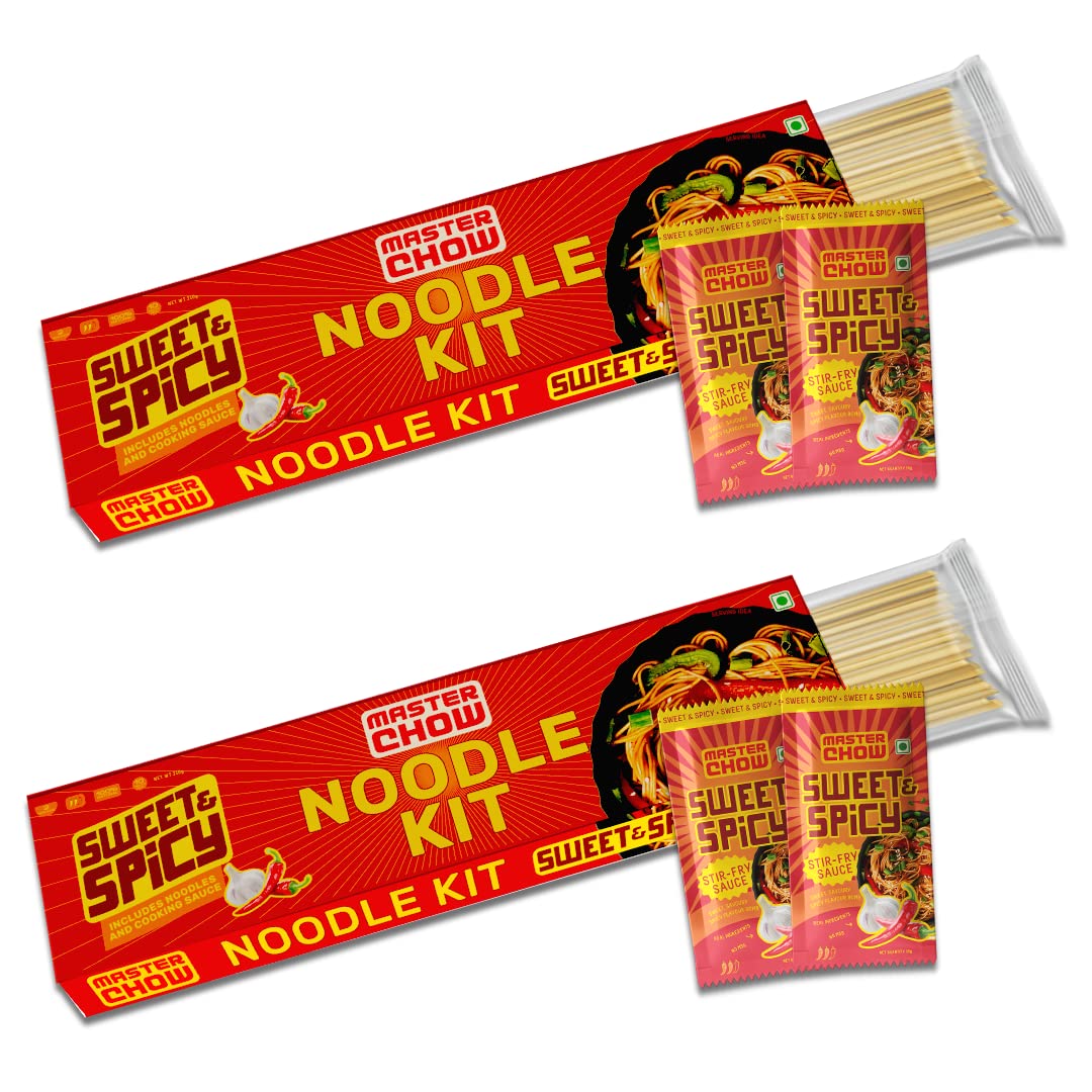 See full amazon price history chart for MasterChow Sweet & Spicy Noodle Kit - Pack of 2 | All-in-One Meal Kit - Sweet & Spicy Sauce with Hakka Noodles | Ready to Cook Easy Meals | All-Natural Ingredients | 10 Mins Noodles MasterChow Sweet & Spicy Noodle Kit - Pack of 2 | All-in-One Meal Kit - Sweet & Spicy Sauce with Hakka Noodles | Ready to Cook Easy Meals | All-Natural Ingredients | 10 Mins Noodles (B0BG2RCNMT) Amazon Price History, Amazon Price Tracker