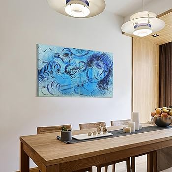 Amazon.co.jp: マルク・シャガール（フルートを吹く人）ポスター