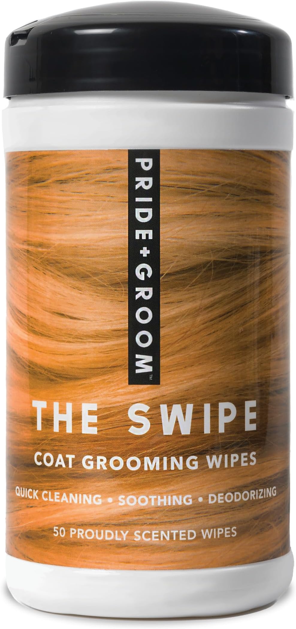 The Swipe - Coat Grooming Wipes for Dogs - Quick Cleaning - Soothing - Deodorizing - 30 Scented Wipes