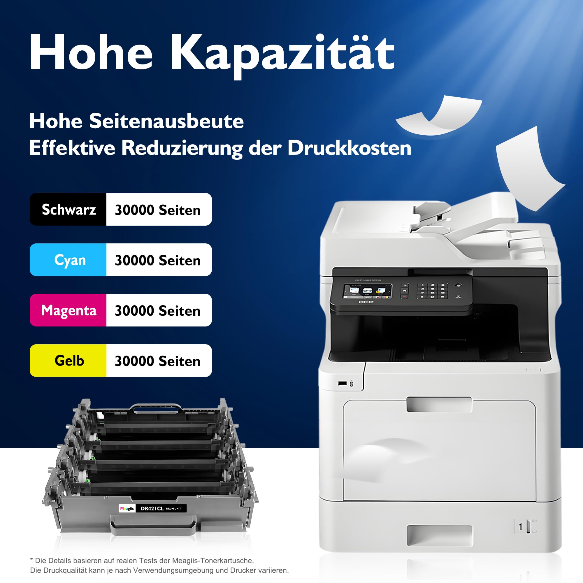 DR421CL Trommel kompatibel für Brother D421CL DR-421CL Trommelmodul für Brother HL-L8260CDW HL-L8360CDW HL-L9310CDW HL-L9310CDWT HL-L9310CDWTT MFC-L8690CDW MFC-L8900CDW MFC-L9570CDW(4 Packung)