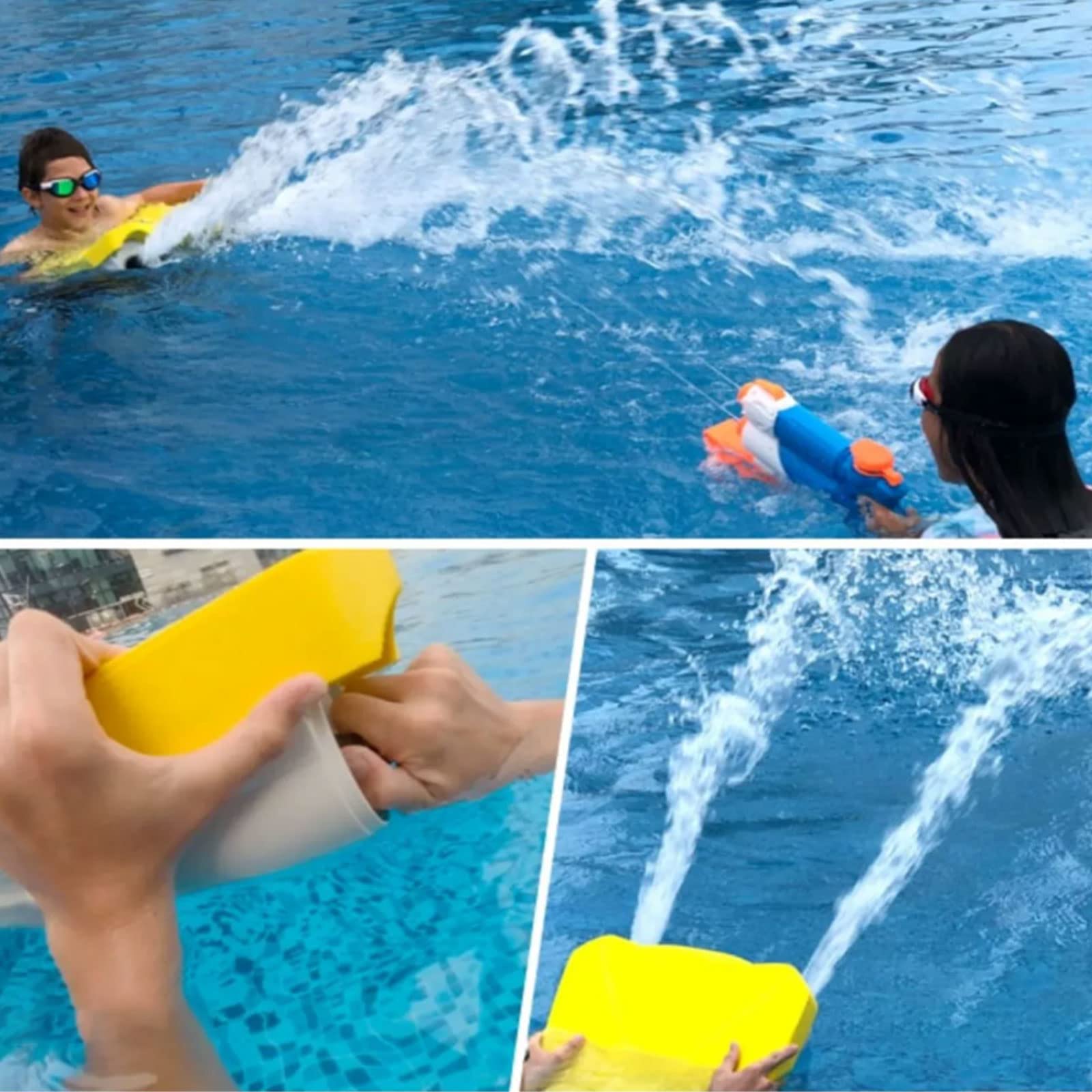 PEIXEN Scooter d'Acqua Portatile, Scooter Elettrico per Immersione Subacquea, Booster di Nuoto con Batteria per Piscina per Sport Acquatici E Immersioni Snorkeling E Avventura Marina Yellow