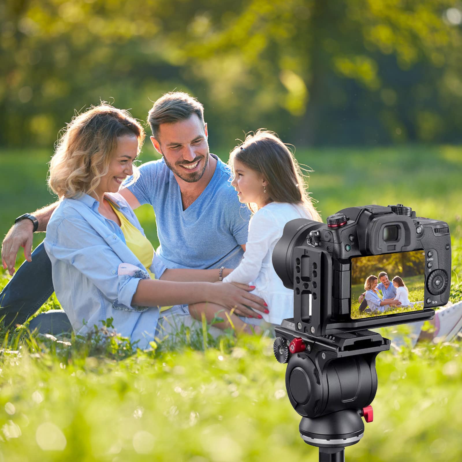 Aicharynic Support L Bracket DSLR Rapide – Plaque Arca Swiss, Compatible Canon Nikon Sony