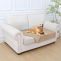 Vista 37 de hyha Manta impermeable para perro, manta suave para cama de perro, manta para mascotas, funda de sofá impermeable lavable para perros, fundas Gris
