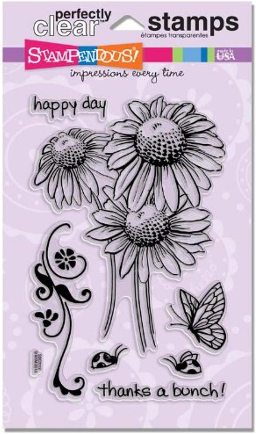 SSC1112 Perfectly Clear Stamp, Daisy Thanks