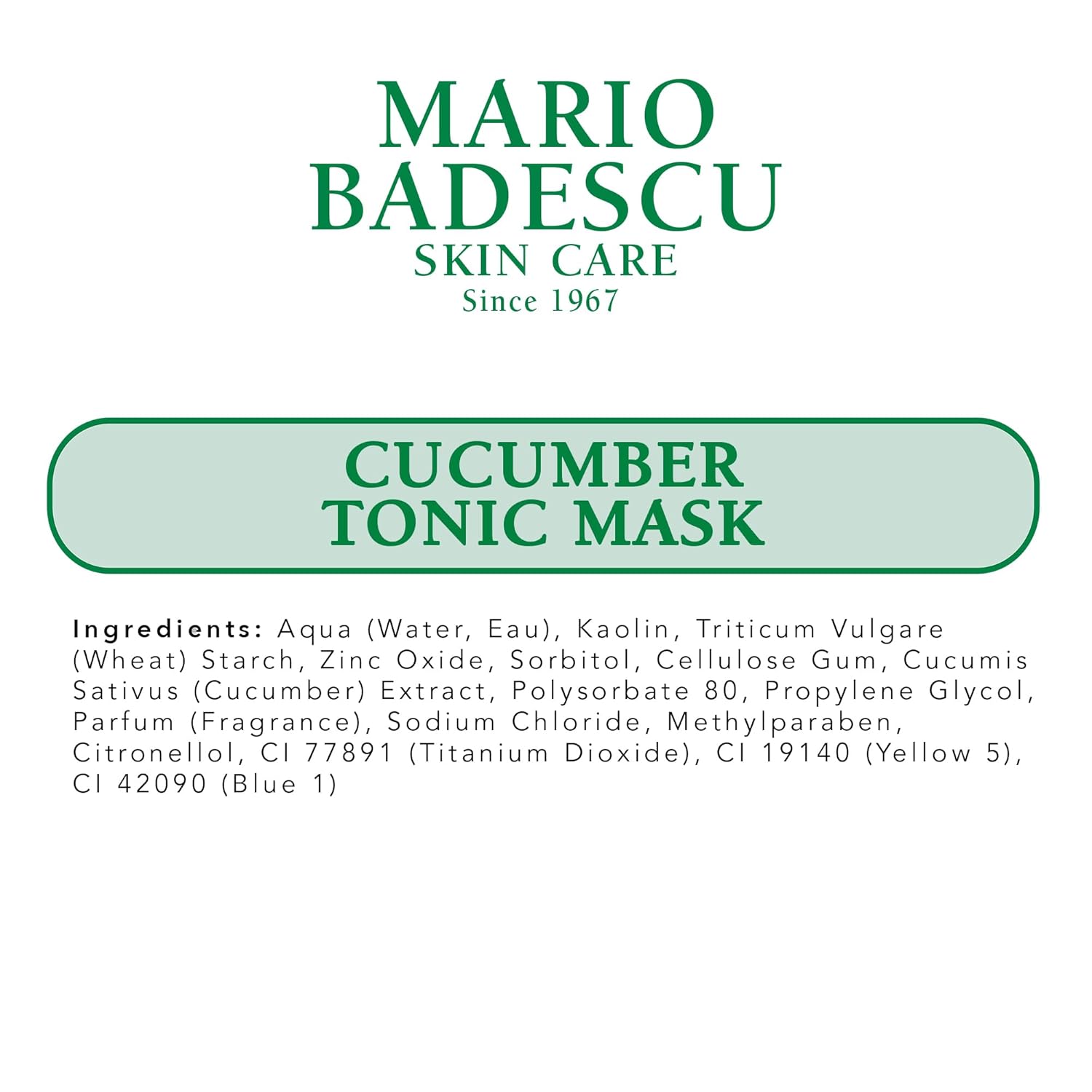 Mario Badescu Mask 2 Oz - Healing and Soothing, Cucumber Tonic, Enzyme Revitalizing, and Rose Hip Face Mask Skin Care - Facial Masks for Women and Men