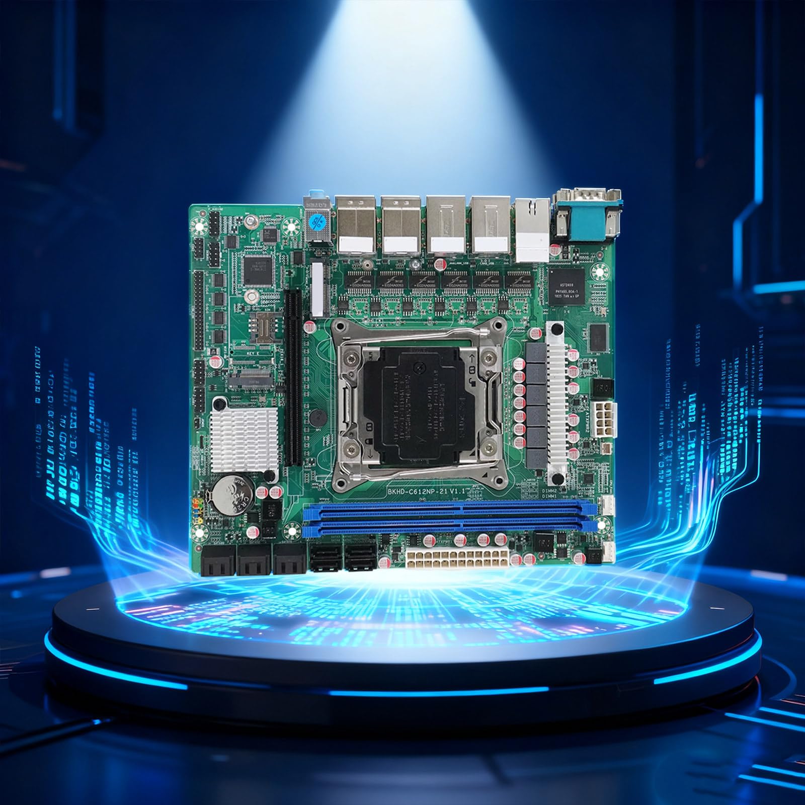 Placas base ITX de grado empresarial con 10 SATA RAIDs 6 x 2.5 Gb puerto Ethernet Compatibilidad CPU Routers Motherboards