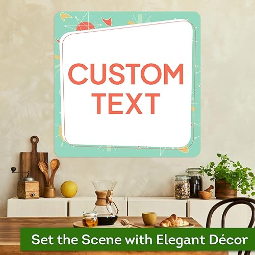 Miniatura 519 de My Sign Center - Letrero personalizado, 11 colores de fuente, 13 estilos de fuente, 4 opciones de agujero, 22 tamaños, 8 x 32 pulgadas, sin óxido,