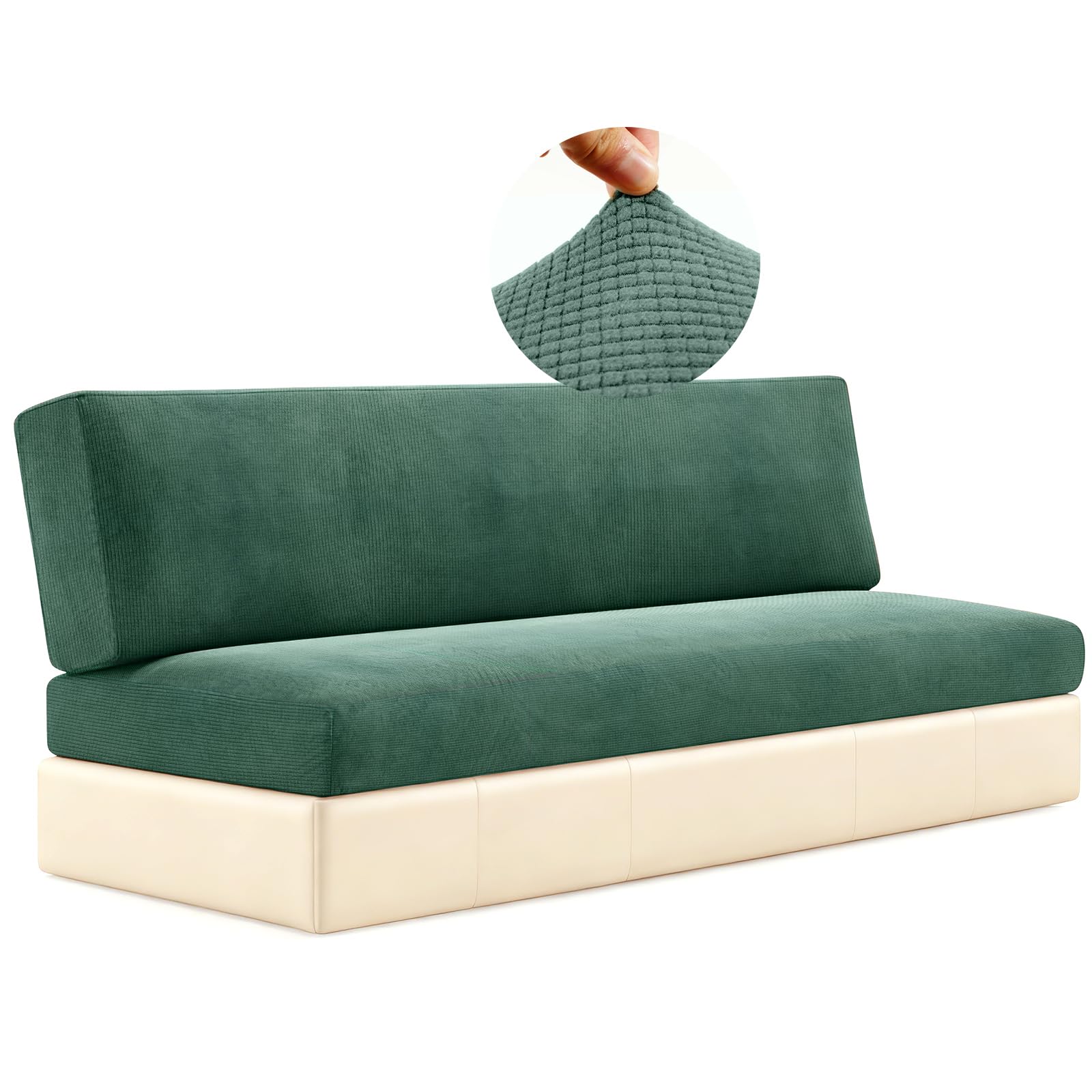 Photo 1 of DIFEDO RV Jackknife Sofa Bed Cover - Green