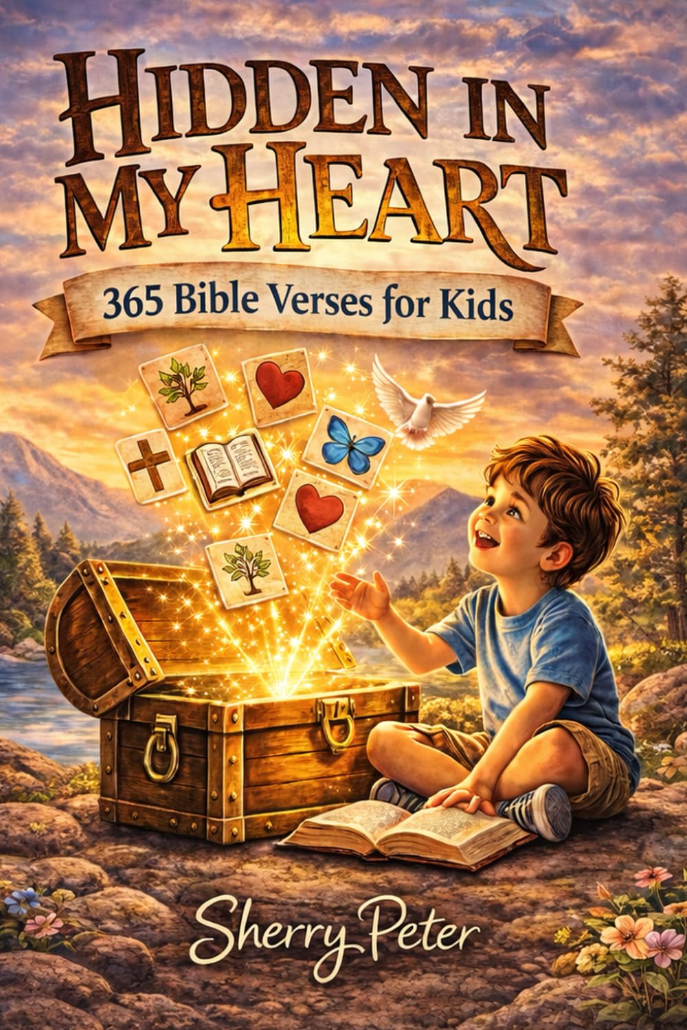 Hidden in My Heart: 365 Bible Verses for Kids: A daily Bible verse, reflection, and prayer to help children grow in faith—one day at a time.