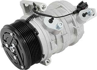 SCITOO AC Compressor for Nissan for Versa 1.6L 2012-2019 | Fast Cooling, Ultra Low Noise (≤72 dB) Air Conditioner Compressor for Summer, with Clutch, 0794 0902 140596 140596C 140596NC