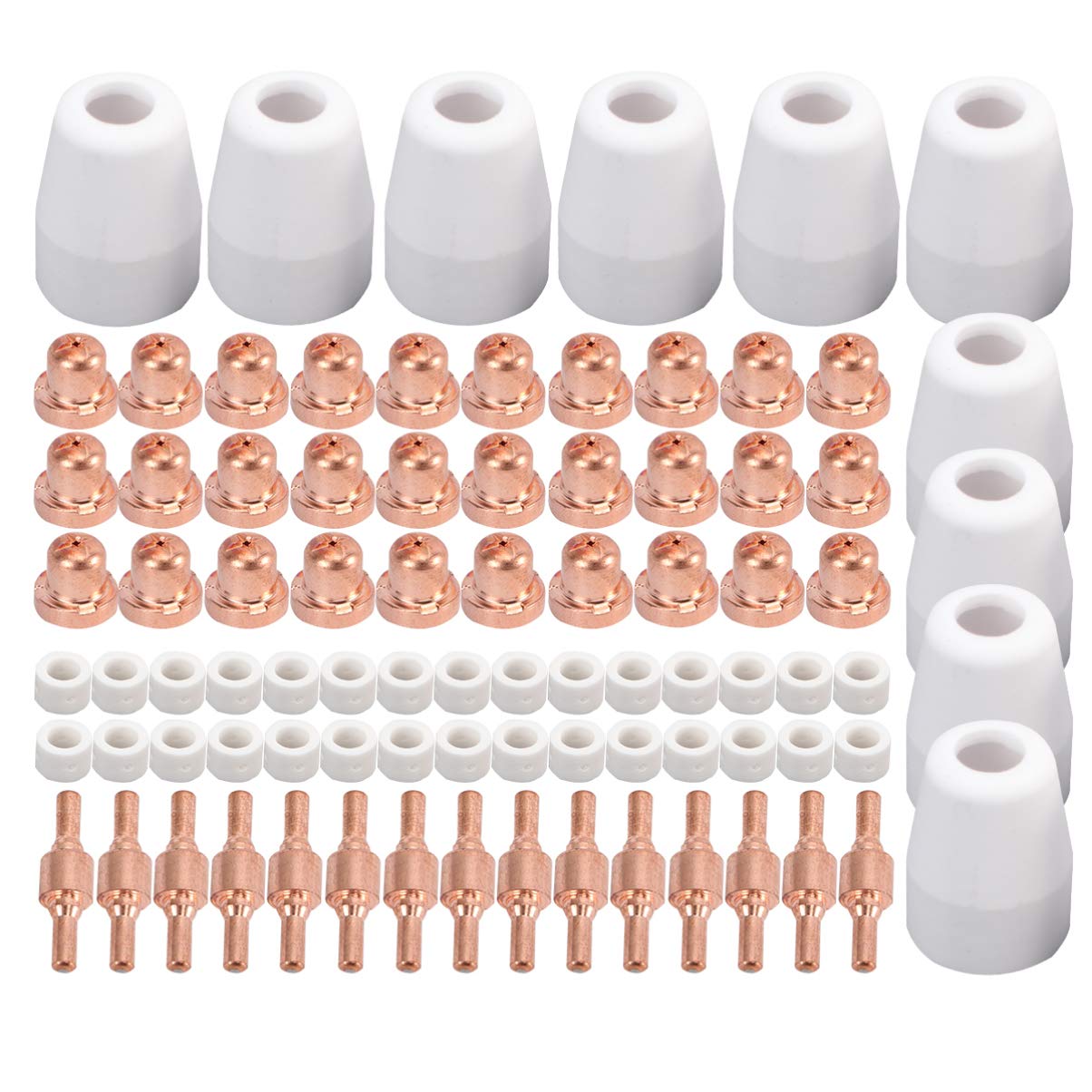 85 Piezas Consumibles Cortador de Plasma Pt-31 para Máquina