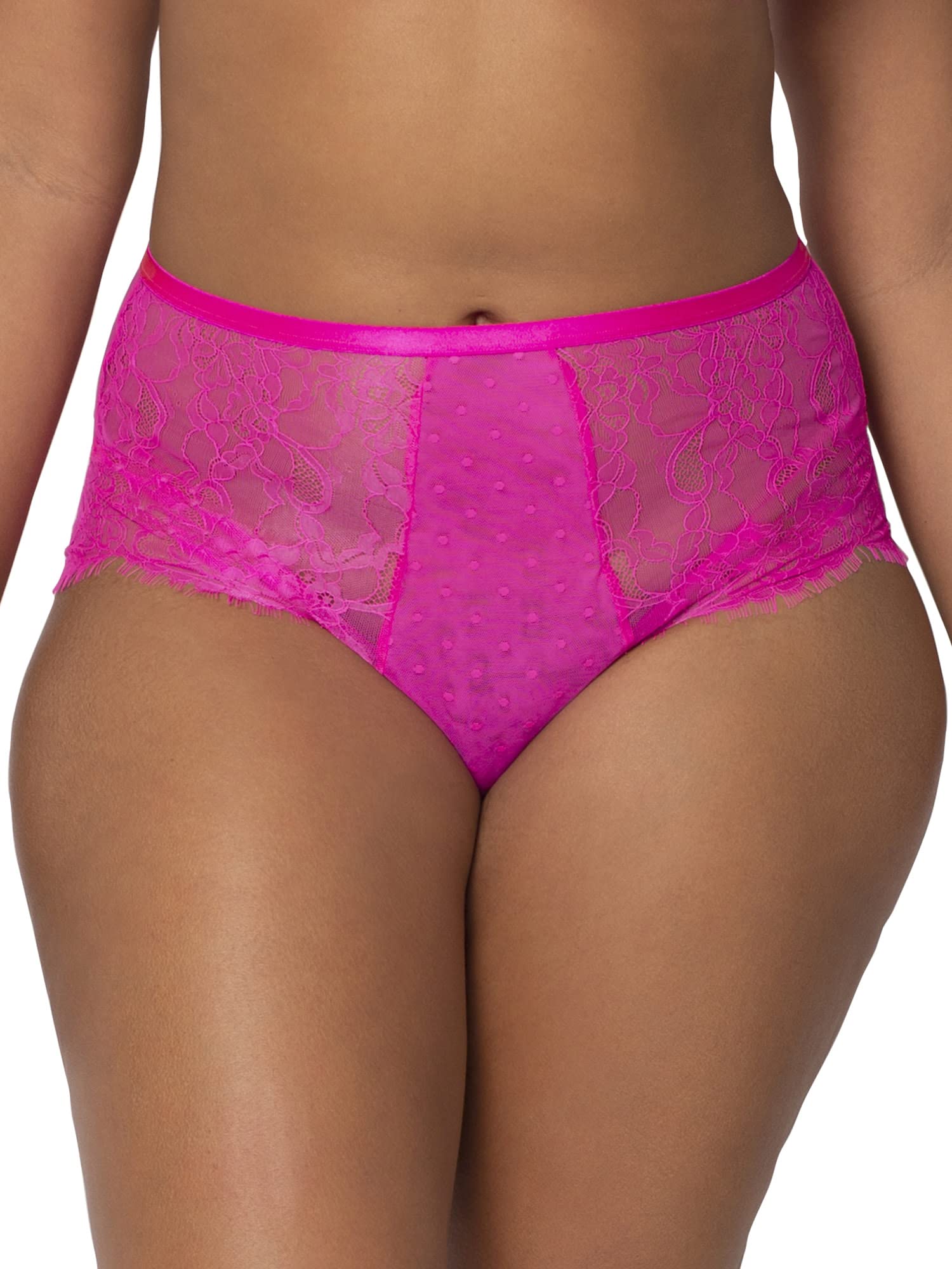 Smart & SexyWomen's Lace High-Waisted Cheeky Panty