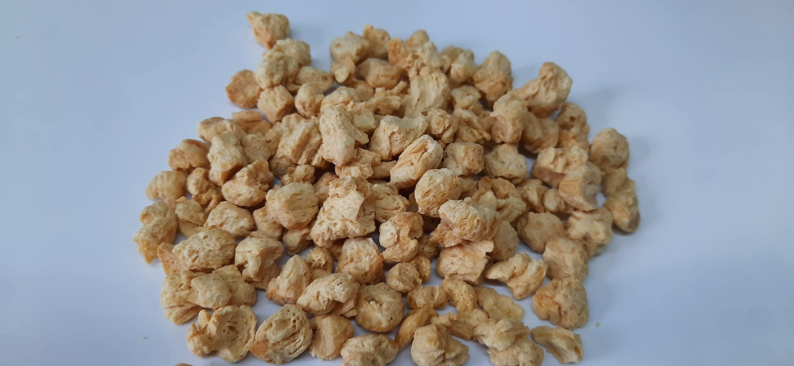 Proteína de Soja Texturizada en bolitas (50gr proteína por 100gr) | de cultivo Ecológico BIO procedencia UE | 100% Natural | carne vegetal vegano sin gluten sin omg etiqueta limpia
