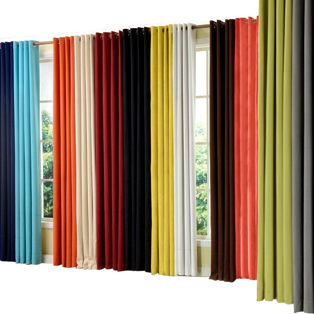 Orange Velvet Curtains Curtains & Drapes