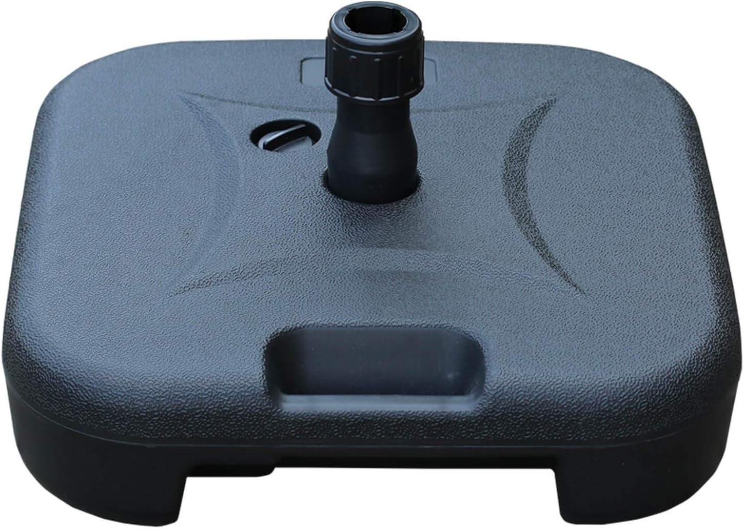 Orgrimmar Patio Umbrella Base 17.7L Heavy Duty Square Stand Water Filled Umbrella Base Stand for Outdoor