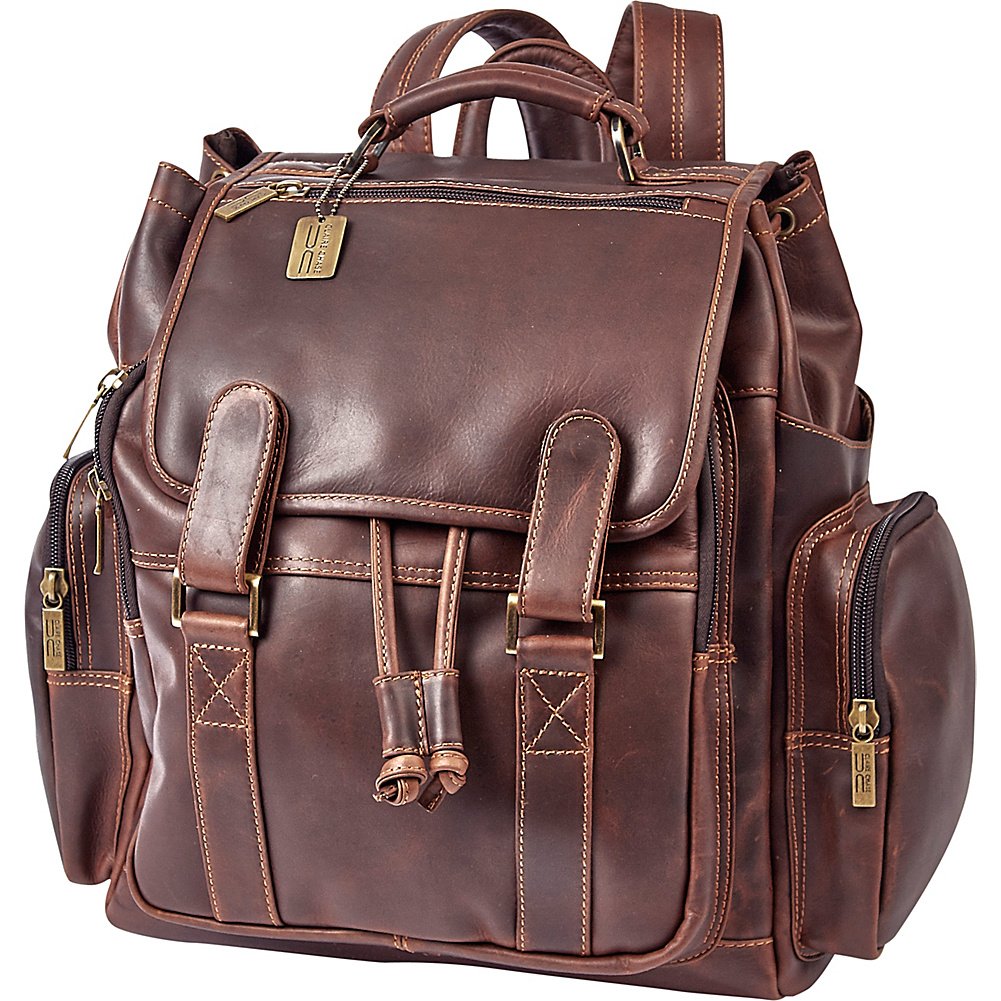 Claire Chase Legendary Jumbo Backpack, Dark Brown, One Size