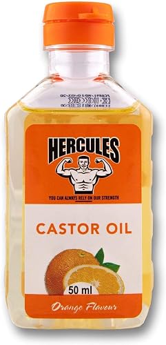 Hercules Orange Flavour Castor Oil 50 ml