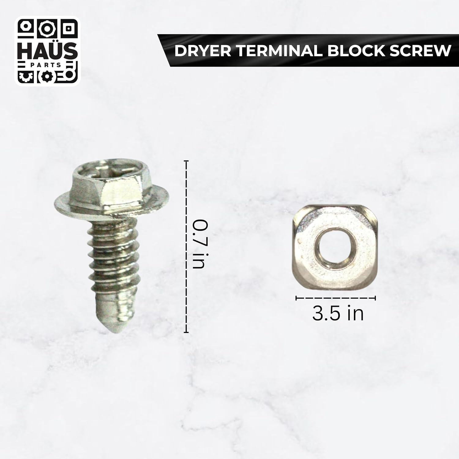 279393 Dryer Terminal Block Screws Kit – Compatible with Whirlpool, Kenmore, Maytag – Replacement for PS334188, AP3020386, 3184, 279393VP, 279393D, AH334188, EA334188 (54)
