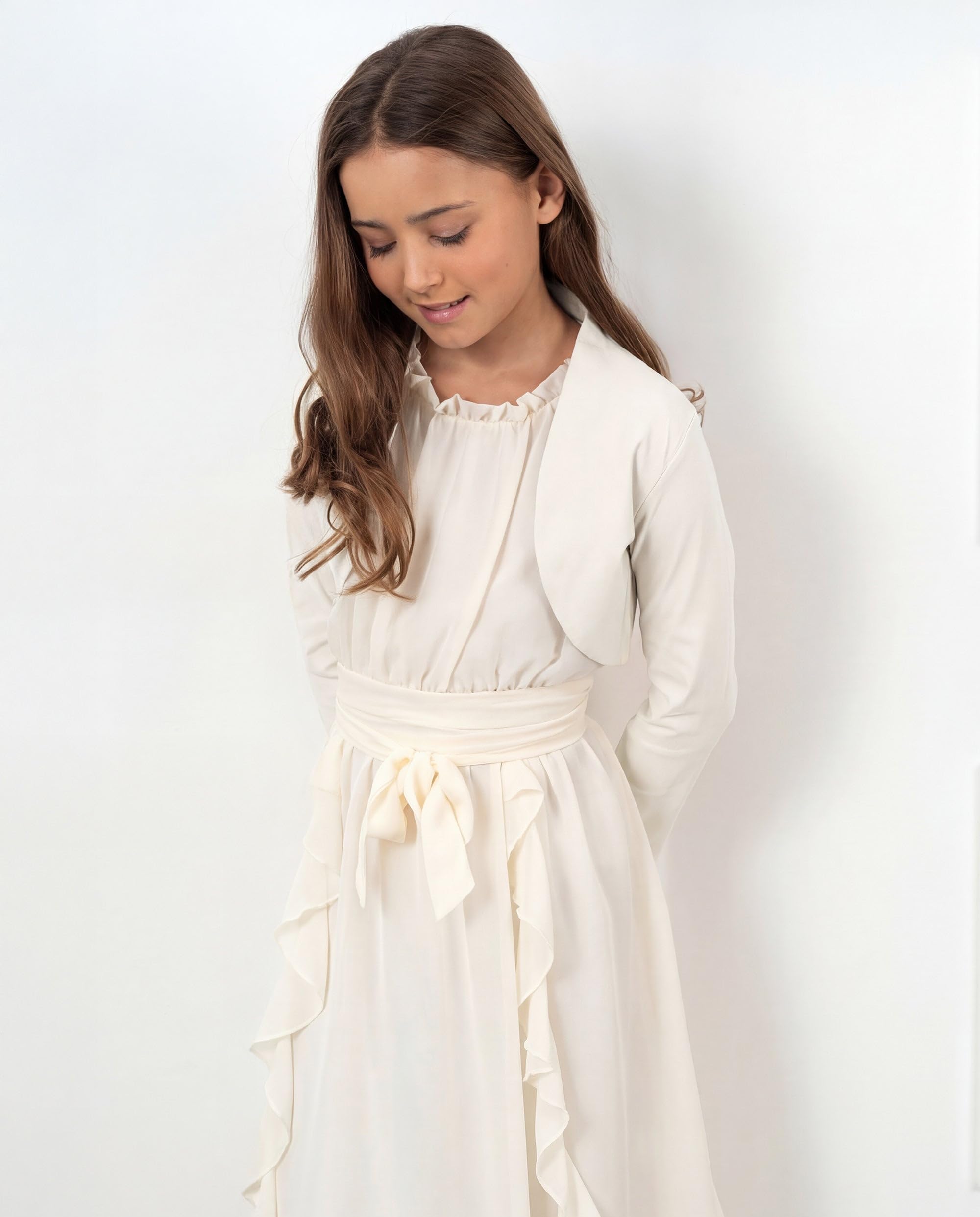 Bolerose Filles Manche 3/4 Formel Enfants Adaptés Boléro