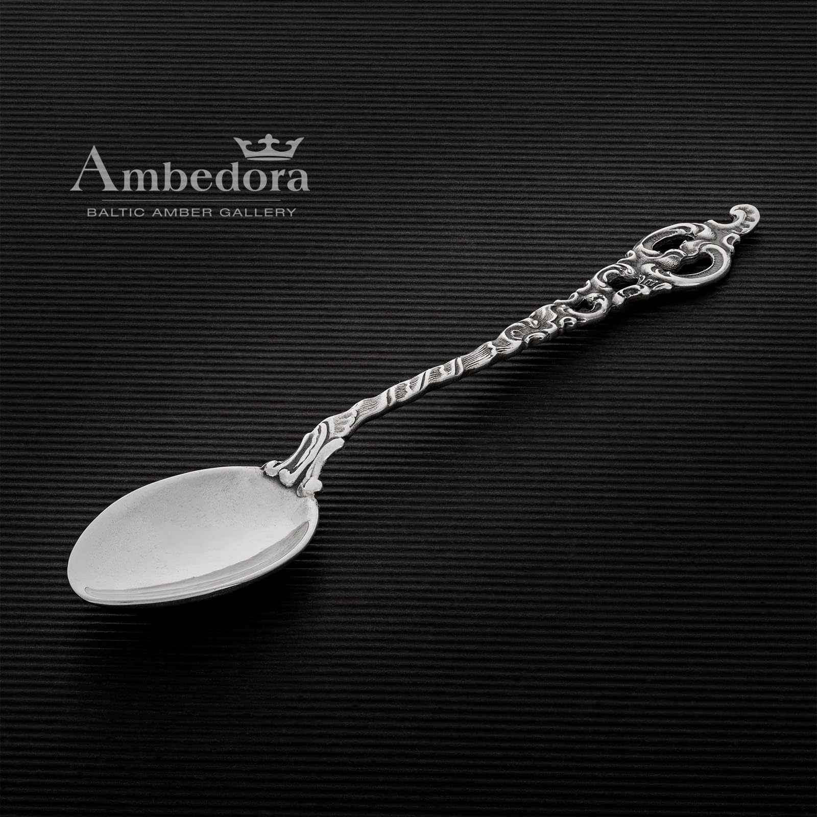 Petite cuillère en argent Roma pour garçon ou fille, baptême, cadeau d'anniversaire
